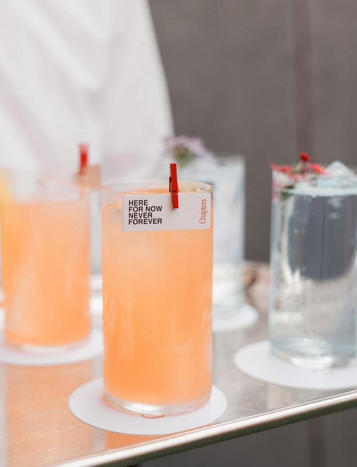 Branded Cocktails con tag personalizzato Chapters